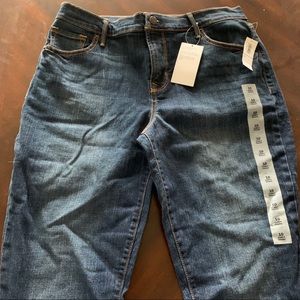 NWT Old Navy Curvy Straight Dark Wash Jeans Sz 10